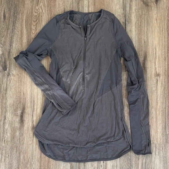 Lululemon Ride Inside Long Sleeve Soot Light - Picture 4 of 7